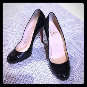 Christian Louboutin’s Patent Simple 100mm pumps